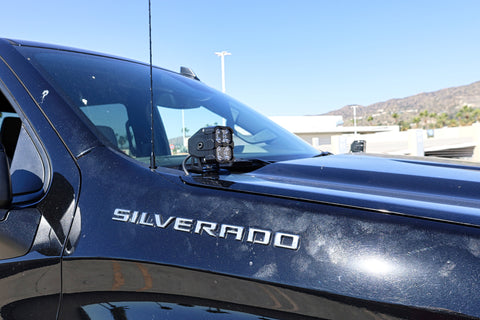 2022+ Chevrolet Silverado 1500 Hood Mount/Ditch Lights PRO