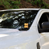 Ford Ranger Ditch Lights PRO mounted on a white truck for added forward lighting