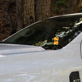 Ford Ranger Ditch Lights PRO installed on a white Ford Ranger