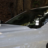 Ford Ranger Ditch Lights PRO pod aimed sideways for extra trail lighting