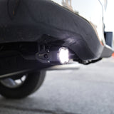 Ford Ranger reverse light pod mounted under the rear, bright white LED flood