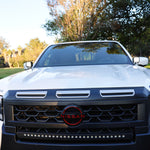 2025+ Nissan Frontier dual-color LED ditch light pod, white with amber DRL