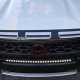 2025+ Nissan Frontier single 30in SLIM LED light bar, front grille detail
