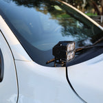 2025+ Nissan Frontier Ditch Lights PRO mounted on vehicle, showcasing Silverado 1500 ditch lights design and functionality.