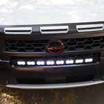 2025+ Nissan Frontier 30in PRO LED light bar product graphic with beam detail
