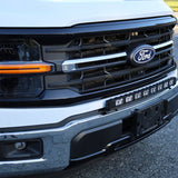 2024+ Ford F150 LightBar mounted on non-modular bumper, enhancing front visibility and style.