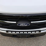 2024+ Ford F150 LightBar installed on the front grille of a Ford F150, showcasing the sleek design and functionality.