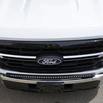 2024+ Ford F150 LightBar installed on front grille, showcasing sleek design and functionality.