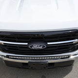 2024+ Ford F150 LightBar installed on the front of a 2024 Ford F150 vehicle.