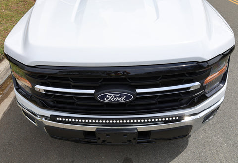 2024+ Ford F150 LightBar installed on the front of a 2024 Ford F150 vehicle.