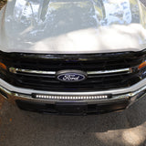 2024+ Ford F150 LightBar mounted on the front grille of a Ford F150 truck