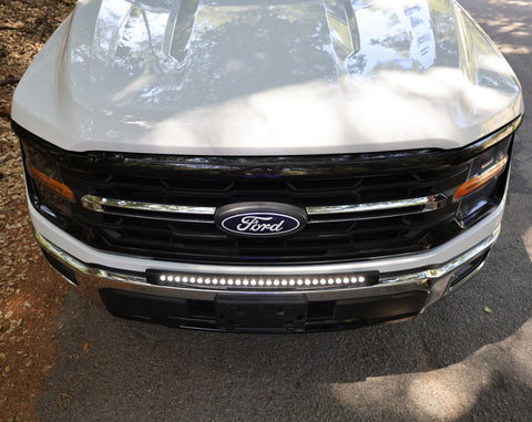 2024+ Ford F150 LightBar mounted on the front grille of a Ford F150 truck