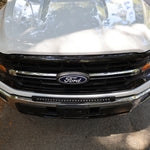 2024+ Ford F150 LightBar installed on front of Ford truck, showcasing sleek design and fit.