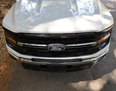 2024+ Ford F150 LightBar installed on front of Ford truck, showcasing sleek design and fit.