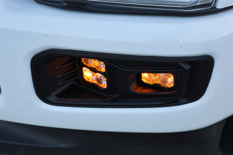 Ford Super Duty Fog Lights in a fog light kit for 2023-2026 F250/F350/F450, enhancing visibility.