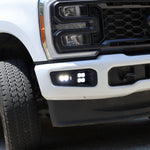 2023 Ford Super Duty Fog Lights installed on F250, showcasing modern design and bright illumination.