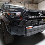 4Runner Light Bar PRO 40in curved LED grille mount on black 2025 Toyota 4Runner TRD Off-Road in garage