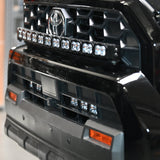 4Runner Light Bar PRO curved 40in LED grille-mounted on 2025 Toyota 4Runner front bumper