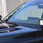 4Runner Ditch lights dual color LED mounted on 2025 Toyota 4Runner hood for enhanced off-road visibility
