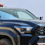 4Runner Ditch lights mounted on 2025 Toyota 4Runner roof and hood for improved off-road visibility