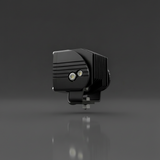 Side profile of black 4Runner Ditch lights dual color LED pod for 2025+ Toyota 4Runner
