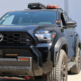 4Runner Ditch lights dual color LED ditch lights on 2025 Toyota 4Runner front driver side view