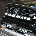 4Runner Light Bar mounted in front grille on 2025 Toyota 4Runner PRO curved 40in LED light bar