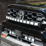4Runner Light Bar mounted in front grille on 2025 Toyota 4Runner PRO curved 40in LED light bar