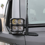 Ford Bronco ditch lights PRO, hood-mounted dual-color LED pods