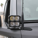 Ford Bronco ditch lights PRO, hood-mounted dual-color LED pods