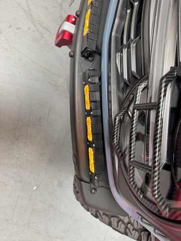 Ford Bronco Raptor Light Bar Extension for 2021+—two 12in light bars with modular bumper on 2021-2026 Bronco Raptor (fits only modular bumper) — Ford Bronco Raptor Light Bar
