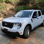 Ford Maverick Ditch Lights installed on 2025+ Ford Maverick pickup truck showcasing dual color amber DRL backglow