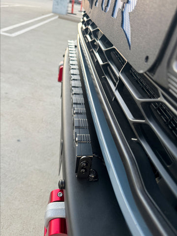 top view ford bronco raptor bumper and grille with led light bar mandronline