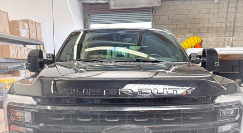 2023 black super duty dich lights