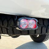 Sierra HD Reverse Kir 2020+ Sierra 2500/3500 HD reverse kit, pair pods with white LED and amber/red backlight for GMC Sierra 2500/3500 HD, fits PRO/SLE/SLT/AT4