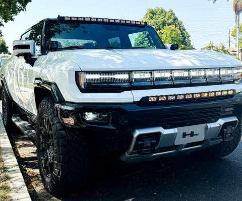 2022+ GMC Hummer EV Roof Mount 50in Curved Light Bar - PRO.