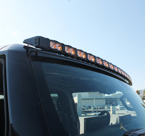 hummer ev roof mount 60in led light bar amber DRl