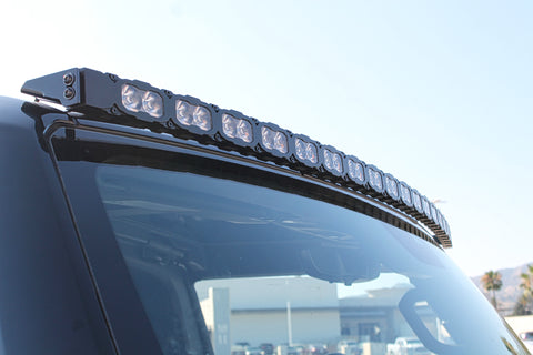 hummer ev upclose view of 60in LED light bar roof