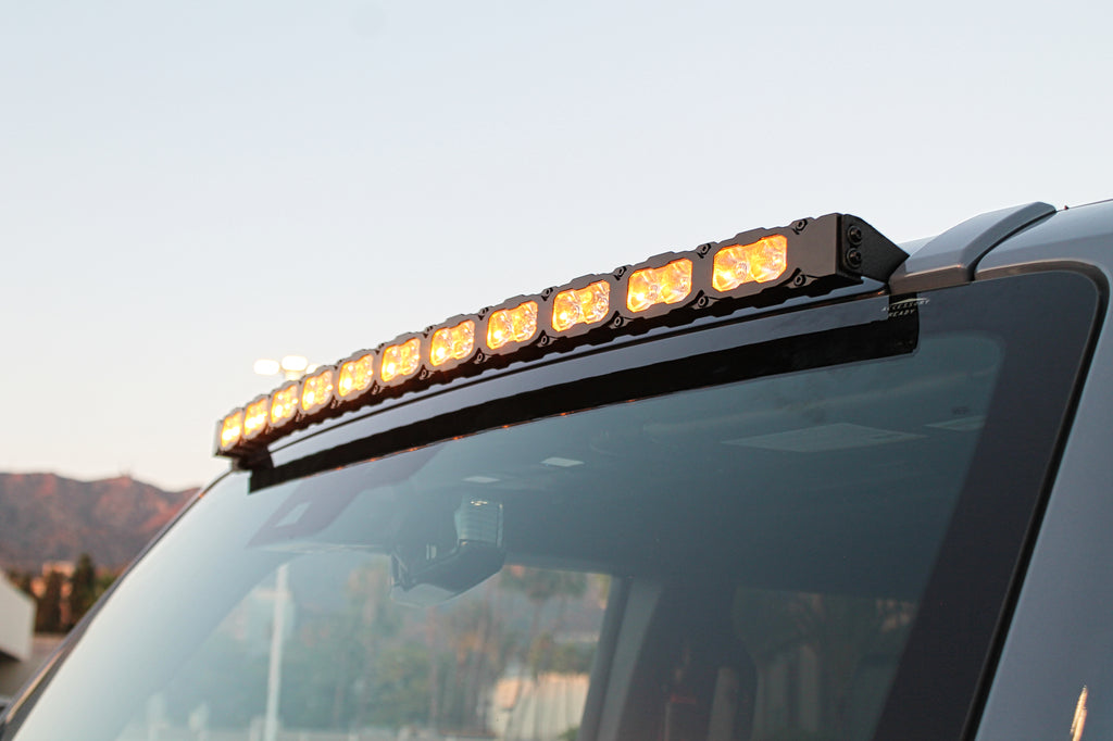 upclose ford bronco raptor roof amber led light bar