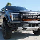 2024+ Ford Raptor grille lightbars Gen 3 Refresh Dual 40s - Slim on front grille