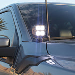 Ford F150 ditch lights on 2024+ F150, adjustable LED pod lighting for Ford F150 ditch lights