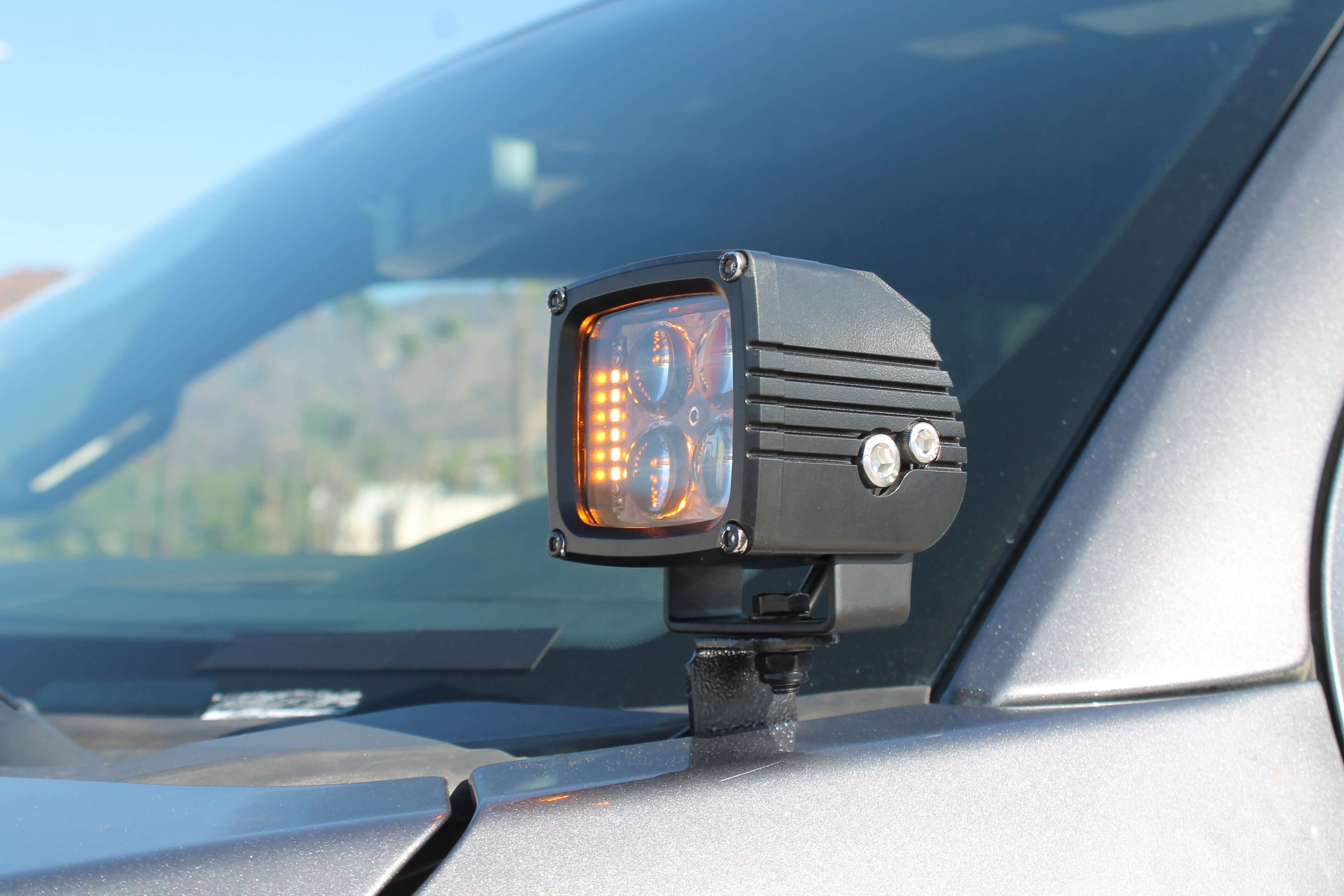 Ford Super Duty ditch lights on 2020-2022 F250/F350/F450