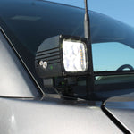 Ford Super Duty ditch lights installed on 2020-2022 F250/F350/F450 truck for enhanced visibility