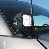 Ford Super Duty ditch lights installed on 2020-2022 F250/F350/F450 truck for enhanced visibility