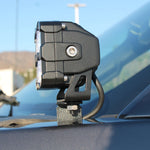 Ford Super Duty ditch lights installed on 2020-2022 F-Series truck with dual setup for F250/F350/F450