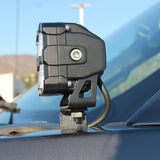 Ford Super Duty ditch lights installed on 2020-2022 F-Series truck with dual setup for F250/F350/F450