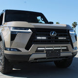 Lexus GX550 lightbar 2024+ 30in Light Bar - SLIM on front of Lexus GX550 SUV with grille installation and LED light bars