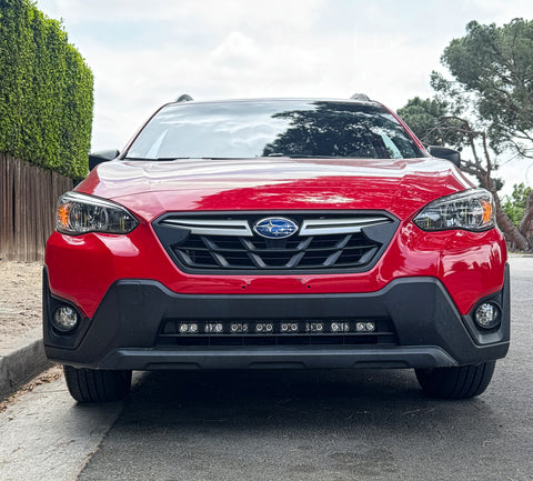 red 2019 subaru crosstrek gen 2 light bar