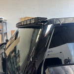 hummer ev roof mount 60in led light bar side view black vehicle