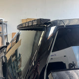 hummer ev roof mount 60in led light bar side view black vehicle
